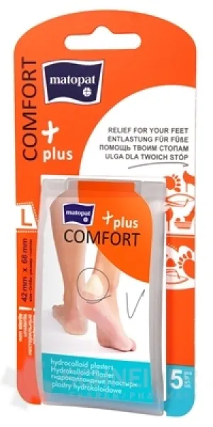 matopat COMFORT plus Náplasť hydrokoloidná