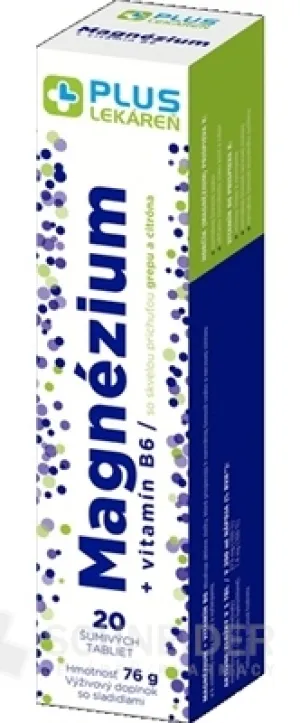 PLUS LEKÁREŇ Magnézium + vitamín B6