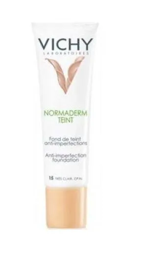 Vichy Normaderm Teint make-up pre mastnú, zmiešanú a problematickú pleť, č. 15