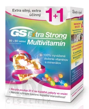 GS Extra Strong multivitamín tbl. 50 + 50