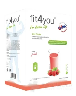 Fit4You Diet Shake JAHODA