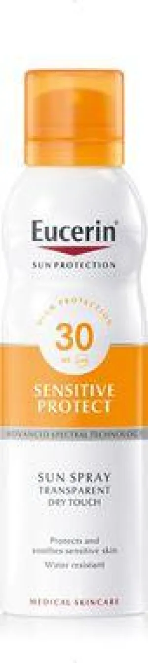 Eucerin Transparentný sprej Dry Touch SPF 30 200ml