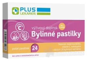 PLUS LEKÁREŇ Bylinné pastilky Bez cukru