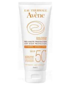 Avene Minerálne mlieko na opaľovanie SPF 50+ 100ml