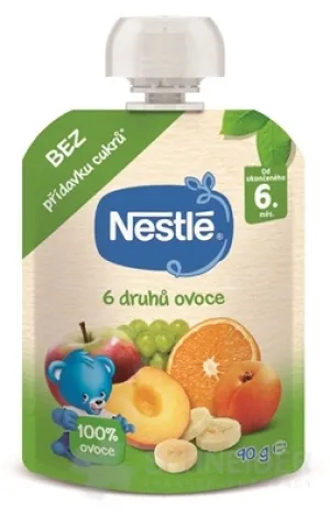 Nestlé 6 druhov ovocia