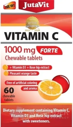 JutaVit Vitamín C 1000 mg FORTE