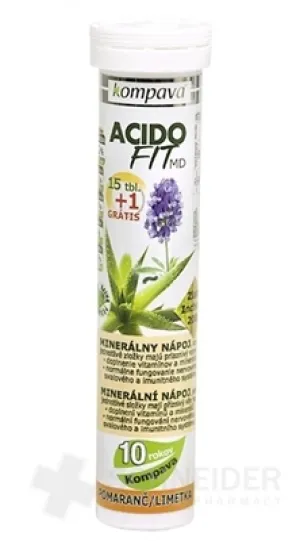 kompava ACIDOFIT MD POMARANČ+LIMETKA