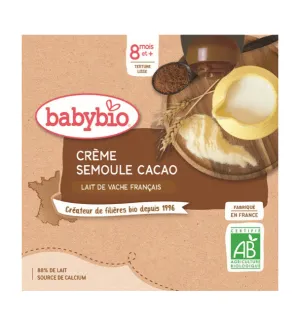 BabyBIO Krém kakao krupička