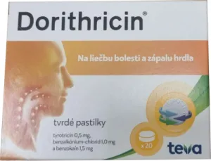 Dorithricin, 20 tvrdých pastiliek