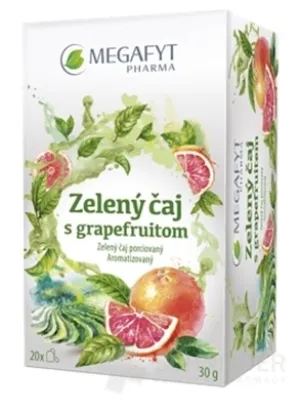 MEGAFYT Zelený čaj s grapefruitom