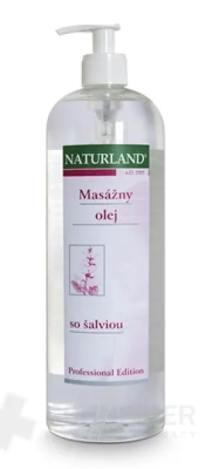 NATURLAND MASÁŽNY OLEJ SO ŠALVIOU