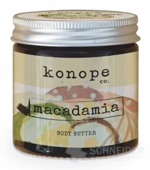 konope co. TELOVÉ MASLO makadamia