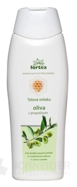 FORTEA telové mlieko oliva s propolisom