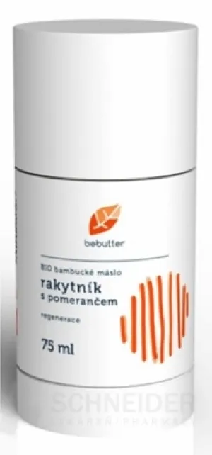 Bebutter BIO bambucké maslo Rakytník s pomarančom