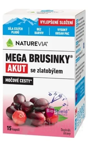 SWISS NATUREVIA MEGA BRUSNICE AKUT SO ZLATOBYĽOU