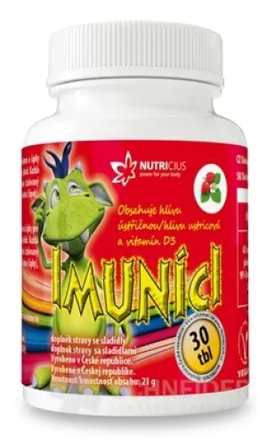 IMUNÍCI Hliva ustricová s vitamínom D3 pre deti