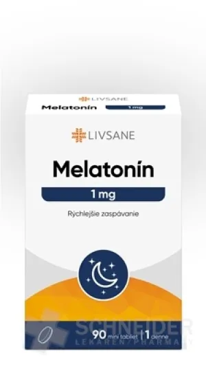 LIVSANE Melatonín 1 mg