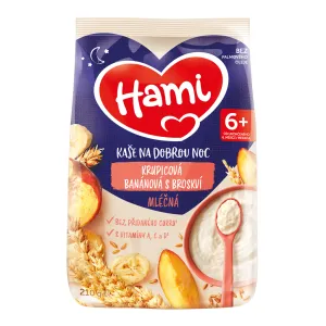 Hami mliečna kaša krupicová banánová s broskyňou