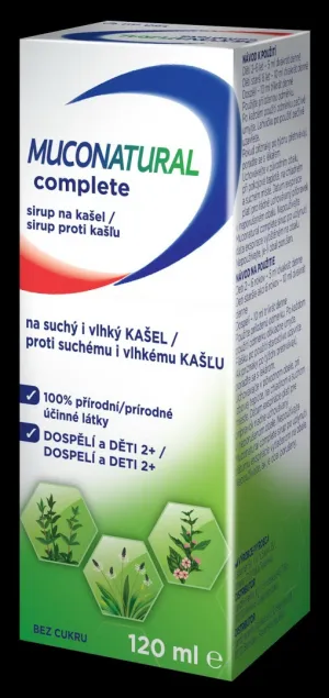 Muconatural complete sirup proti kašľu 120 ml