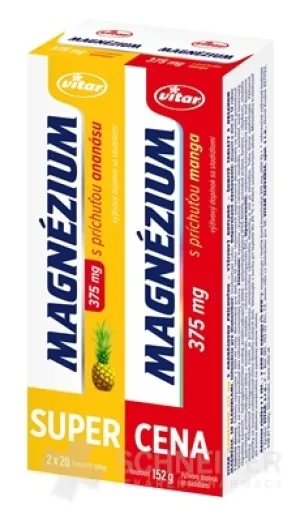 VITAR MAGNÉZIUM 375 mg DUOPACK