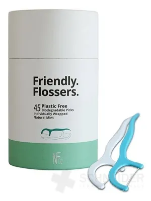 NFco. Dentálna niť so špáradlom Friendly Flossers