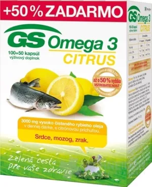 GS Omega 3 Citrus, cps 100+50