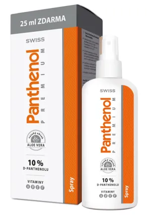Panthenol SWISS PREMIUM spray s aloe 150+25 ml