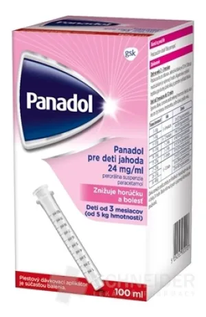 PANADOL PRE DETI JAHODA 24 mg/ml