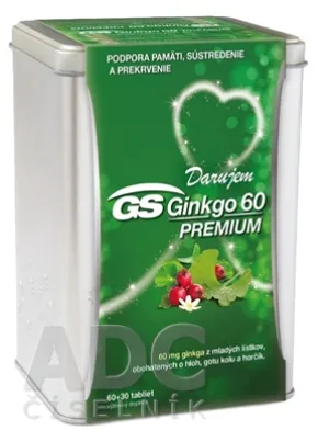 GS Ginkgo Premium 60, tbl. 60+30 darček 2019