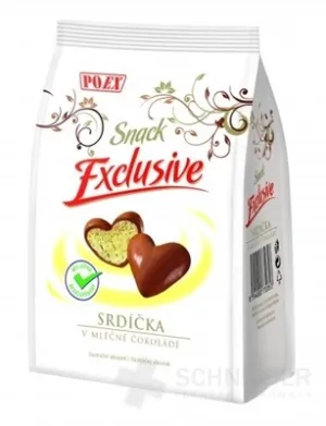 POEX Srdiečka v mliečnej čokoláde