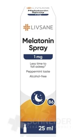 LIVSANE Melatonín 1 mg