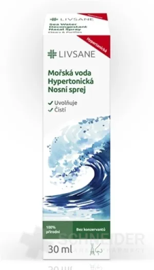 LIVSANE Morská voda hypertonická