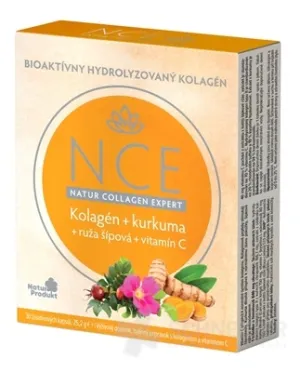 NaturProdukt NCE KOLAGÉN+kurkuma+ ruža+vitamín C