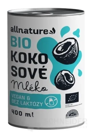 Allnature KOKOSOVÉ mlieko BIO