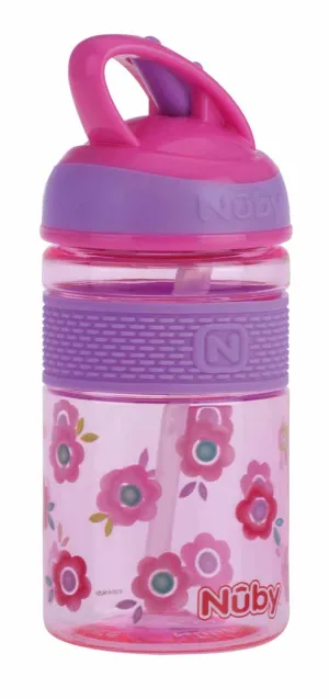 Nuby Fľaša športová 2v1 ružová