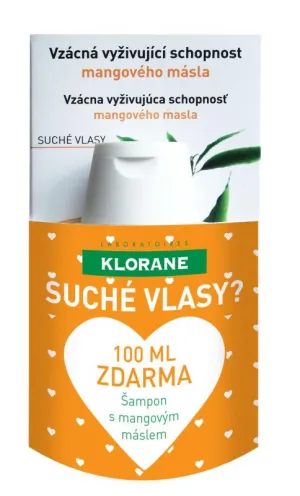 Klorane Mango šampón 200ml + 100ml