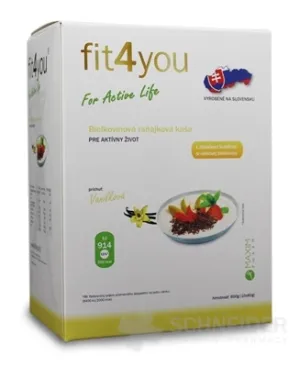 Fit4You Bielkovinová raňajková kaša Vanilka