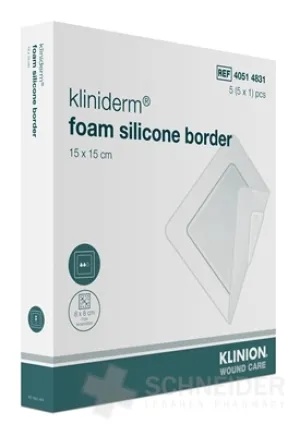 Kliniderm foam silicon border