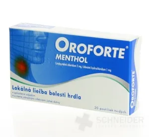 OROFORTE menthol 2/1 mg LOZ 20 pc