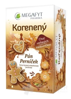 MEGAFYT Čierny čaj Korenený pán Perníček
