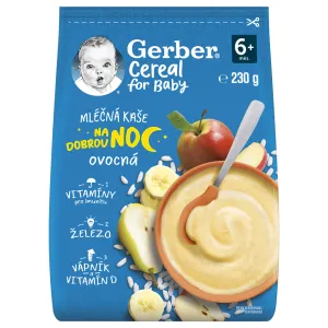 Gerber Cereal Mliečna KAŠA Dobrú noc Ovocná