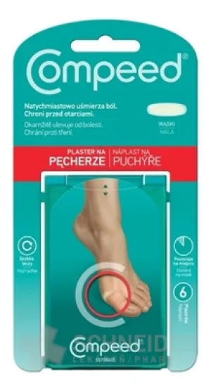 Compeed NÁPLASŤ na pľuzgiere