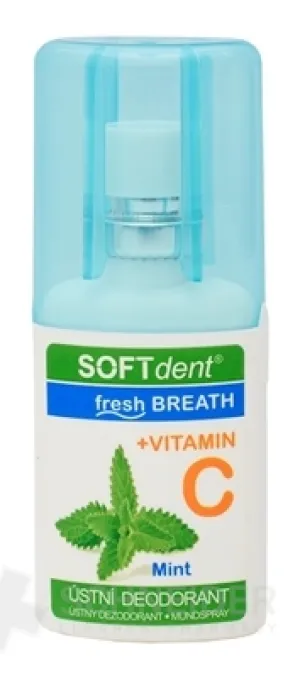 SOFTdent Fresh Breath + vitamín C Mint