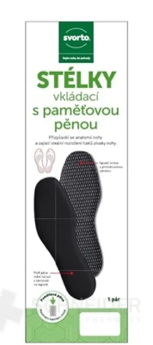 svorto STIELKY s pamäťovou penou 063