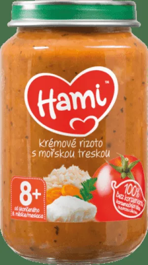 Hami príkrm Krémové rizoto s morskou treskou