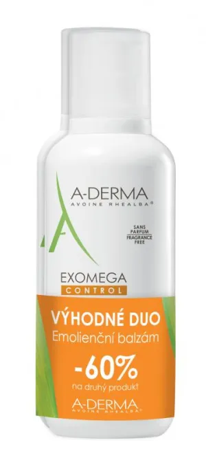 A-Derma Exomega Control emolienčný balzam 2x400ml