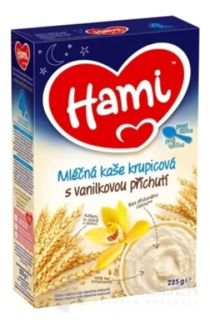 Hami mliečna kaša krupicová s vanilkovou príchuťou