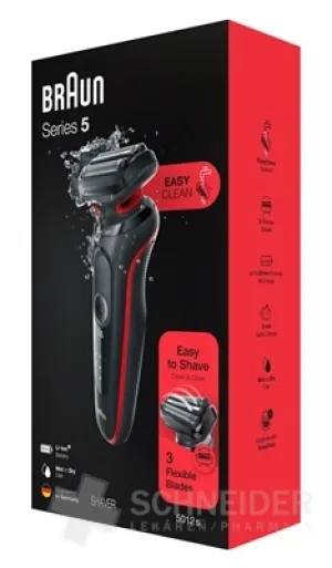 BRAUN Series 5 51-R1000s Red