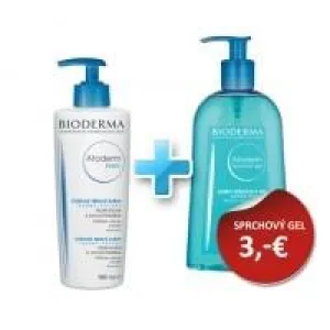 Bioderma Atoderm Krém 500ml + Atoderm Sprchový gél 500ml