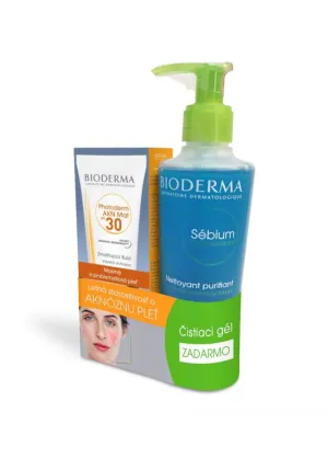 Bioderma Photoderm AKN Mat SPF30 40ml + Sébium Gel moussant 200ml